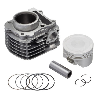 KIT PREMIUM C/CILINDRO PISTAO KMP. ANEL RIK YBR 125 17/ INJ.