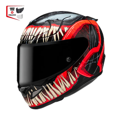 CAPACETE HJC RPHA 12 VENOM 3 MARVELVERM PRET 59