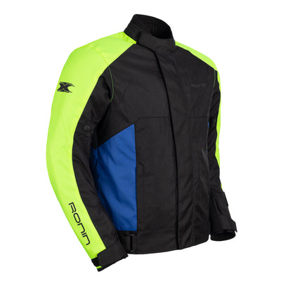 JAQUETA TEXX RONIN V2 MASC PRET VERD AZU XXL 2XL