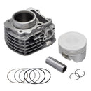 KIT PREMIUM C/CILINDRO PISTAO KMP. ANEL RIK YBR 125 17/ INJ.