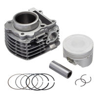 KIT PREMIUM C/CILINDRO PISTAO KMP. ANEL RIK YBR 125 17/ INJ.
