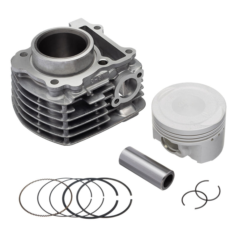 KIT PREMIUM C/CILINDRO PISTAO KMP. ANEL RIK YBR 125 17/ INJ.