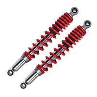 AMORTECEDOR GP7 (PAR) COM REG. FAZER 150 14/ MOLA VERMELHA