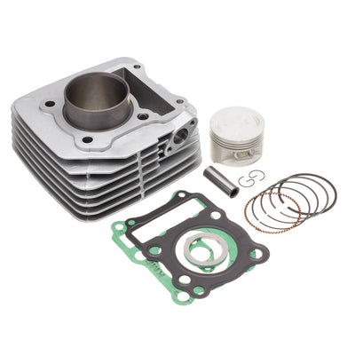 KIT PREMIUM C/CILINDRO PISTAO JUNTA KMP.ANEL RIK YES 125