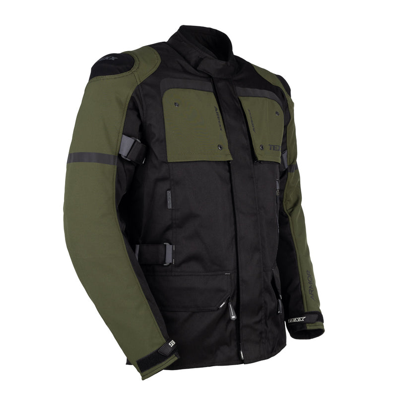 JAQUETA TEXX ARMOR MASC PRET VERD   S