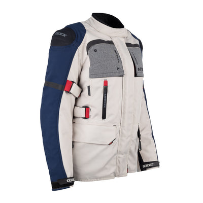 JAQUETA TEXX ARMOR LD FEM BRANC AZUL VERM CINZ  L