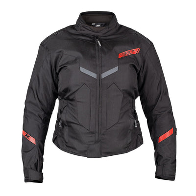 JAQUETA TEXX NEW STRIKE V3 LD FEM PRET VERM XXXL 3XL