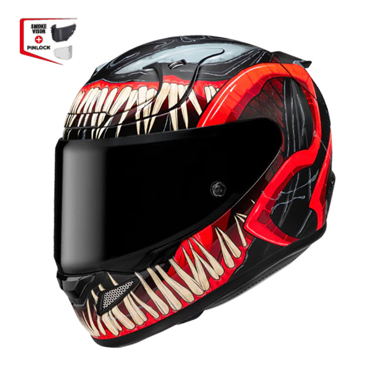 CAPACETE HJC RPHA 12 VENOM 3 MARVELVERM PRET  59