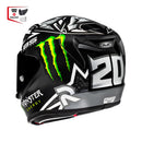 CAPACETE HJC RPHA 12 QUARTARARO MONSTER PRET BRANC 63