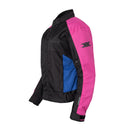 JAQUETA TEXX RONIN V2 LD FEM PRET ROSA AZU  L