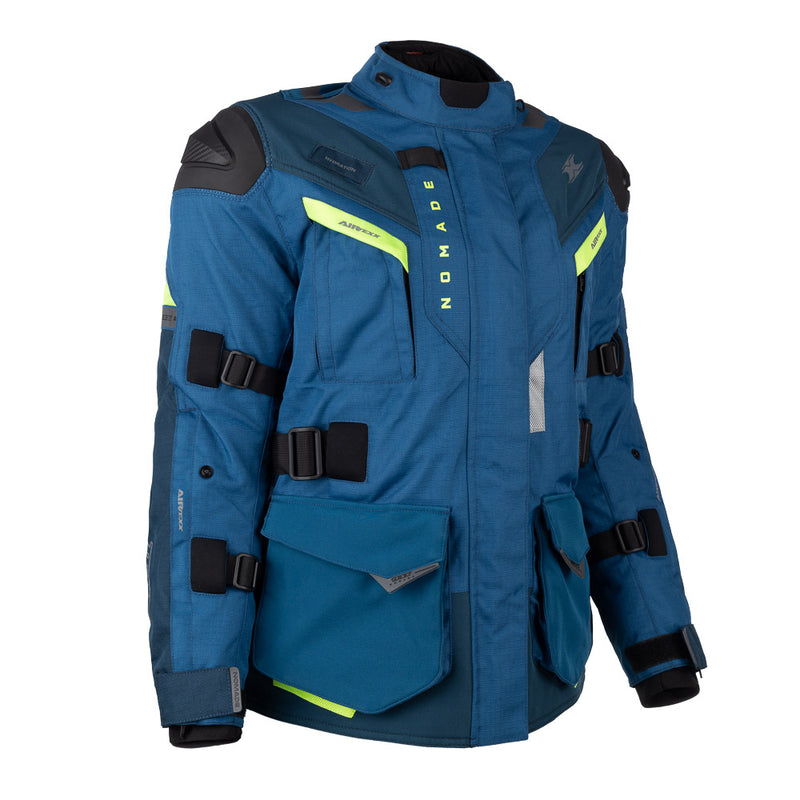 JAQUETA TEXX NOMADE LD FEM AZUL VERD  L