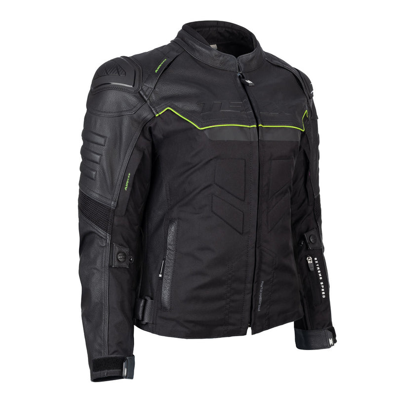 JAQUETA TEXX FALCON V2 FEM LD PRET VERD XXXL 3XL