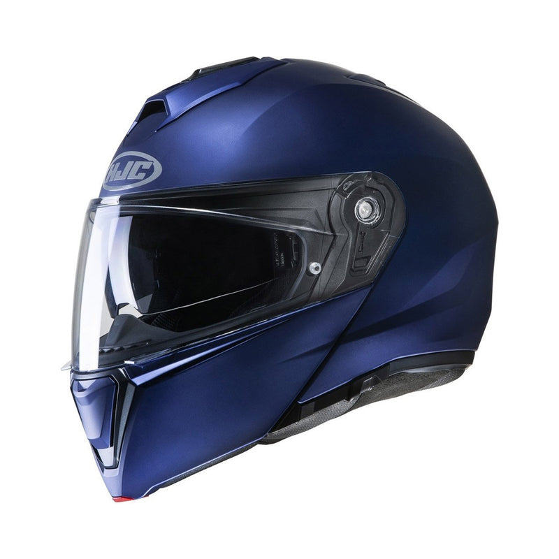 CAPACETE HJC I90 SOLID AZUL ANODIZADO 56
