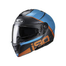 CAPACETE HJC I90 MAY AZUL E LARANJA 63
