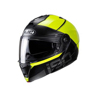 CAPACETE HJC I90 MAY PRETO E VERDE 63