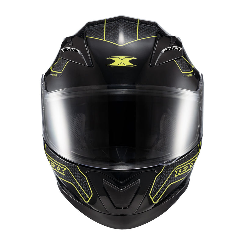 CAPACETE TEXX STRIKE PANTHER VERD BRIL 58