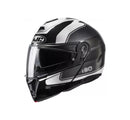 CAPACETE HJC I90 WASCO  CINZA BRANCO E PRETO 63