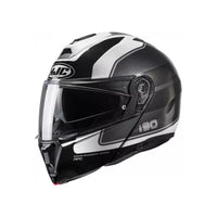 CAPACETE HJC I90 WASCO  CINZA BRANCO E PRETO 63
