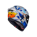 CAPACETE HJC RPHA 1 POL ESPARGARO REPLICA PRETO E AZUL 61