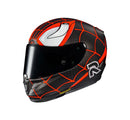 CAPACETE HJC RPHA 11 HOMEM ARANHA PRETO E VERMELHO 56