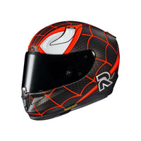CAPACETE HJC RPHA 11 HOMEM ARANHA PRETO E VERMELHO 56