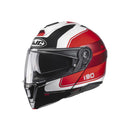 CAPACETE HJC I90 WASCO  VERMELHO BRANCO E PRETO 63