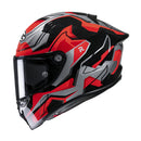 CAPACETE HJC RPHA 1 NOMARO VERMELHO PRETO E CINZA 61