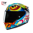 CAPACETE HJC RPHA 12 SPASSO  AZUL AMARE LARAN BRANC 58