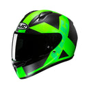 CAPACETE HJC C10 TEZ PRET VERD 58