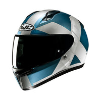 CAPACETE HJC C10 TEZ AZU CINZ  58