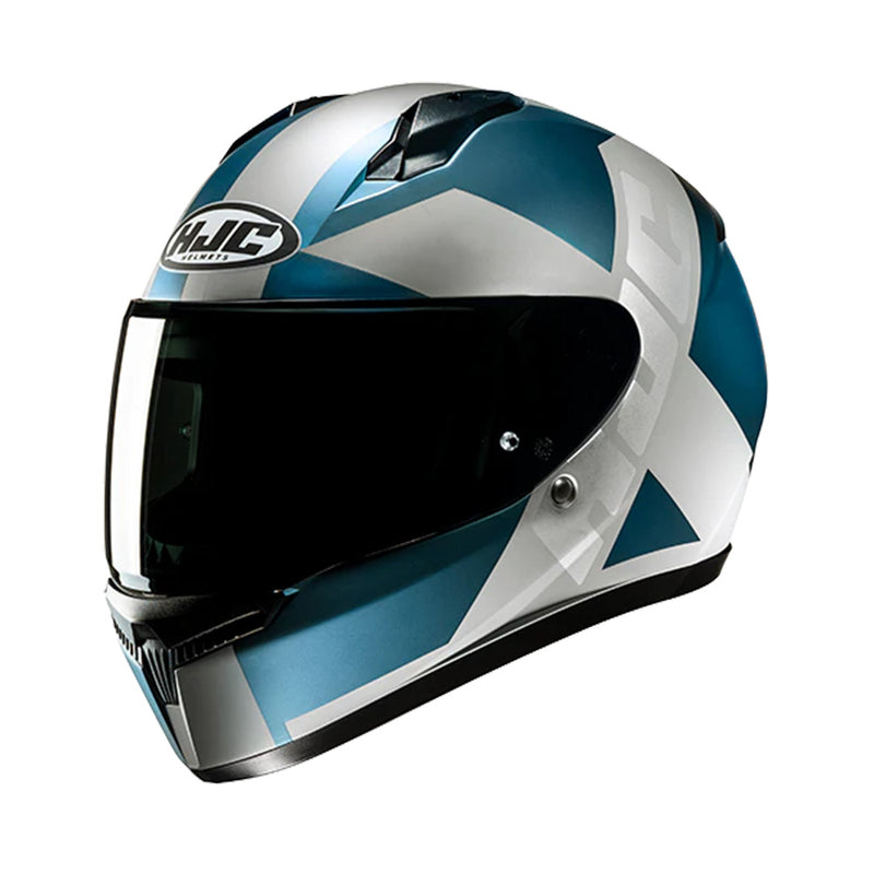 CAPACETE HJC C10 TEZ AZU CINZ  58