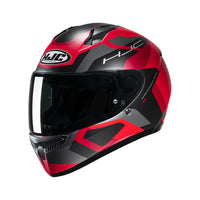 CAPACETE HJC C10 TINS VERM CINZ PRET 58