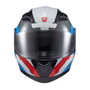 CAPACETE TEXX ESC GLADIATOR V3 REISEN AZU VERM BRANC BRIL 56