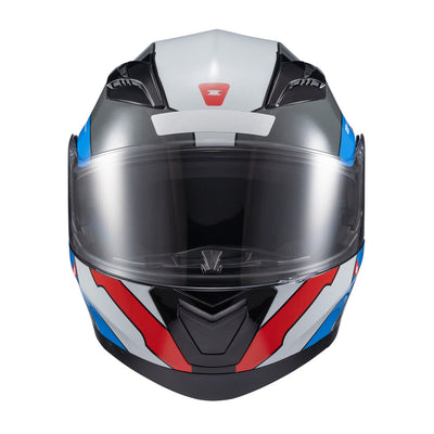 CAPACETE TEXX ESC GLADIATOR V3 REISEN AZU VERM BRANC BRIL 56