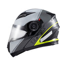 CAPACETE TEXX ESC GLADIATOR V3 MAKAN CINZ VERD BRIL 56