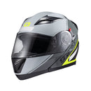 CAPACETE TEXX ESC GLADIATOR V3 MAKAN CINZ VERD BRIL 56