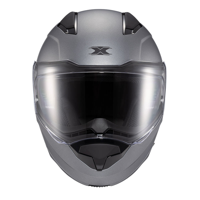 CAPACETE TEXX ESCAM KRATOS SOLID TITANIO FOSC 60