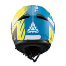 CAPACETE TEXX ESCAM KRATOS CYBER AZU VERD FOSC 58