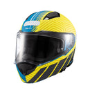 CAPACETE TEXX ESCAM KRATOS CYBER AZU VERD FOSC 58