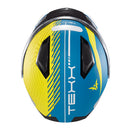 CAPACETE TEXX ESCAM KRATOS CYBER AZU VERD FOSC 58