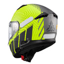 CAPACETE TEXX ESCAM KRATOS CYBER CINZ VERD FOSC 56