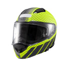 CAPACETE TEXX ESCAM KRATOS CYBER CINZ VERD FOSC 56