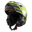 CAPACETE TEXX ESCAM KRATOS CYBER CINZ VERD FOSC 56