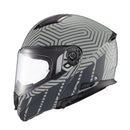 CAPACETE TEXX ESCAM KRATOS CYBER CINZ FOSC 58