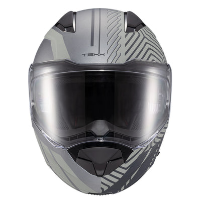 CAPACETE TEXX ESCAM KRATOS CYBER CINZ FOSC 58
