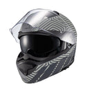 CAPACETE TEXX ESCAM KRATOS CYBER CINZ FOSC 58