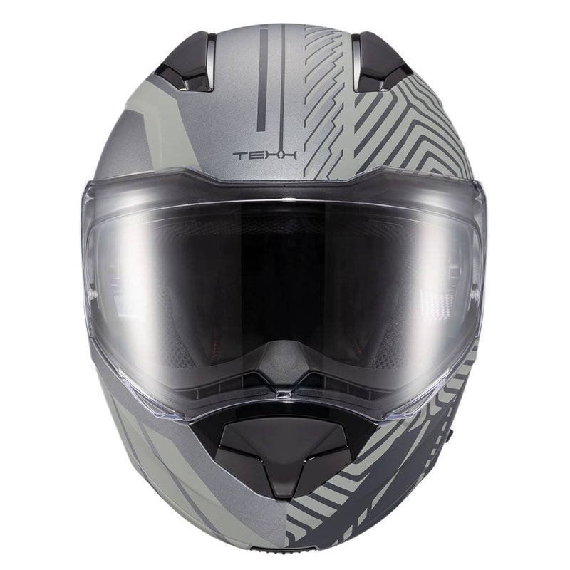 CAPACETE TEXX ESCAM KRATOS CYBER CINZ FOSC 58