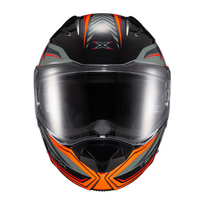 CAPACETE TEXX ESCAM KRATOS NOMADE PRET LARAN CINZ BRIL 56