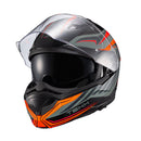 CAPACETE TEXX ESCAM KRATOS NOMADE PRET LARAN CINZ BRIL 56