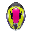 CAPACETE TEXX FECHA RAPTOR HORNET VERD ROX BRANC ROS BRIL 64